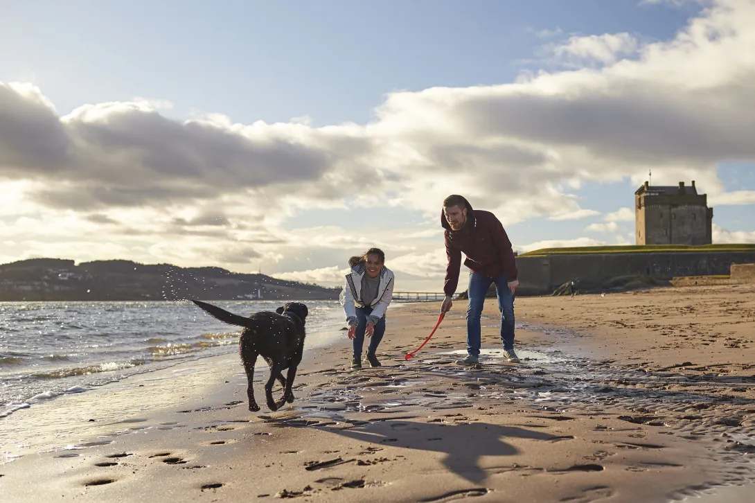 Family on Beach