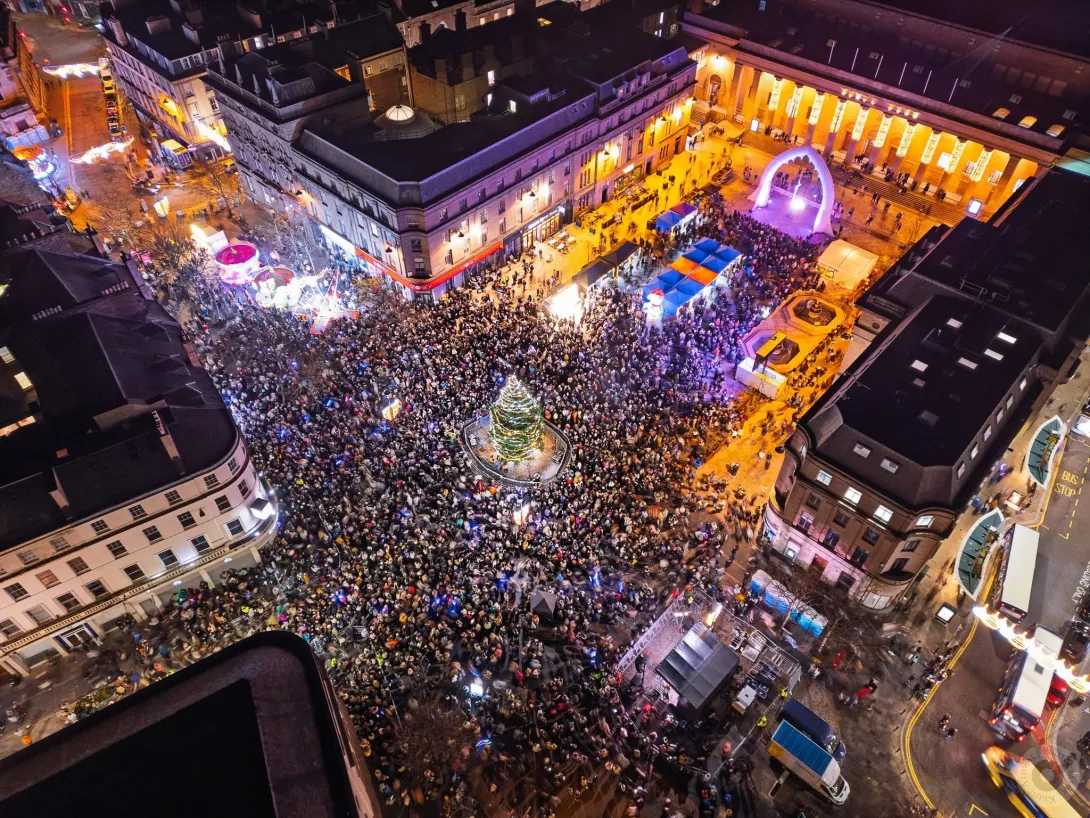 Dundee Christmas Switch-on Drone